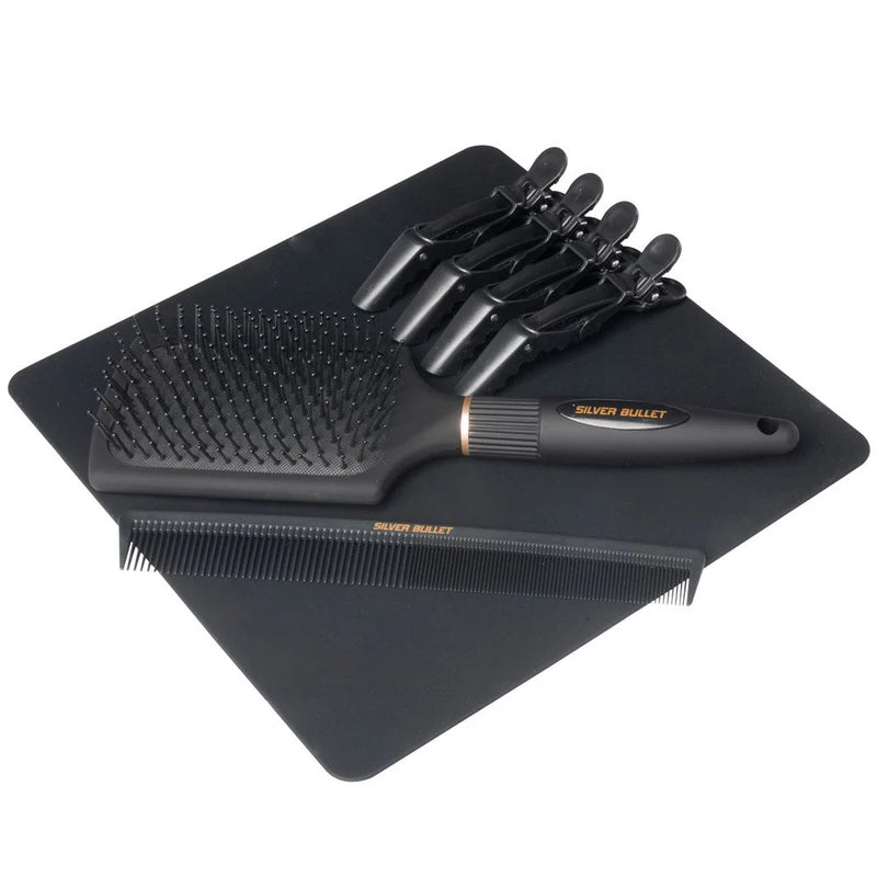 Load image into Gallery viewer, Silver Bullet Keratin 230 Gold Titanium Hair Straightener 25mm
