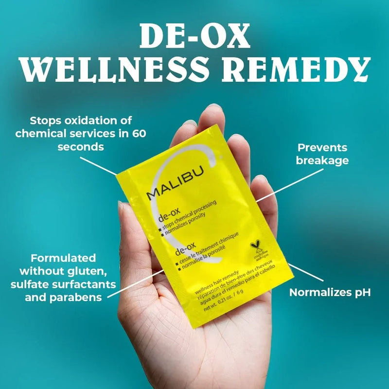 Load image into Gallery viewer, Malibu C De-Ox Wellness Remedy Hair Porosity Treatment 6g
