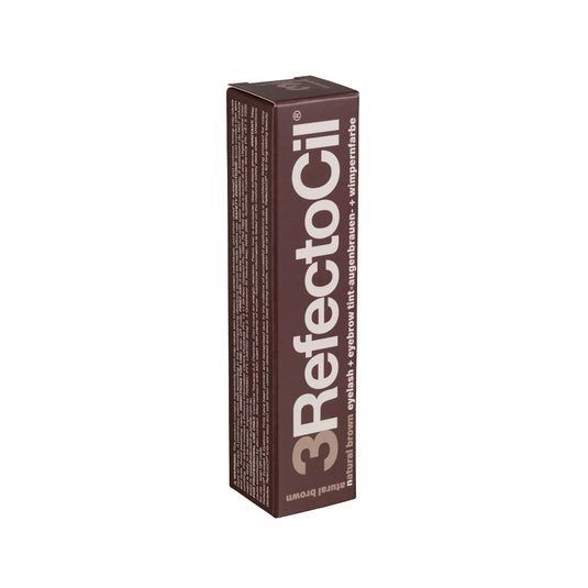 Refectocil Eyelash & Eyebrow Tint Natural Brown 15ml & Refectocil Liquid Oxidant 10vol Duo