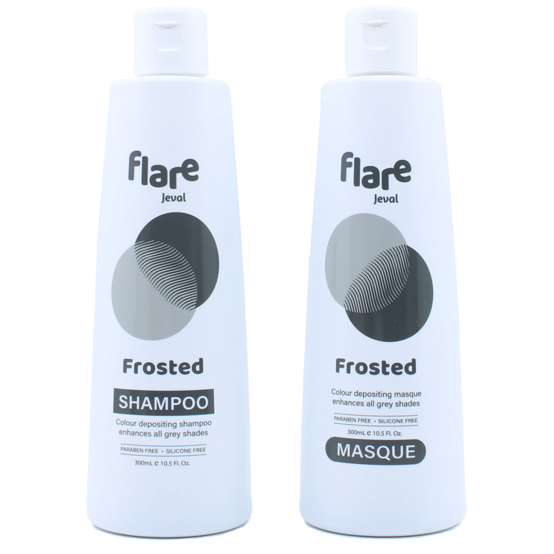 Load image into Gallery viewer, Jeval Flare Frosted Shampoo &amp; Masque Duo 300ml
