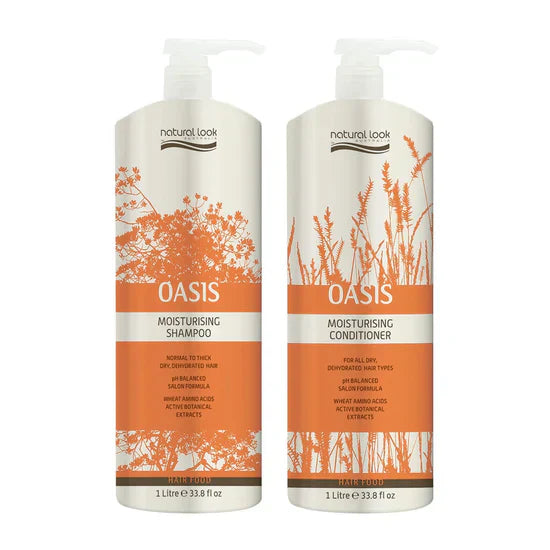 Load image into Gallery viewer, Natural Look Oasis Boost Moisturising Shampoo &amp; Conditioner Duo 1 Litre
