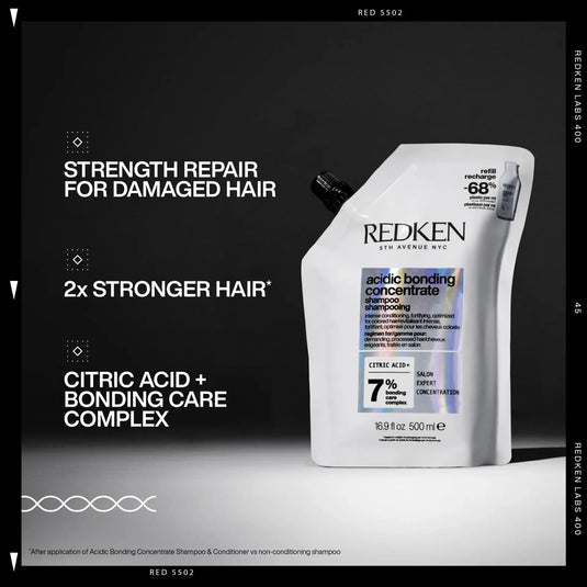 Redken Acidic Bonding Concentrate Shampoo Refill Pouch 500ml