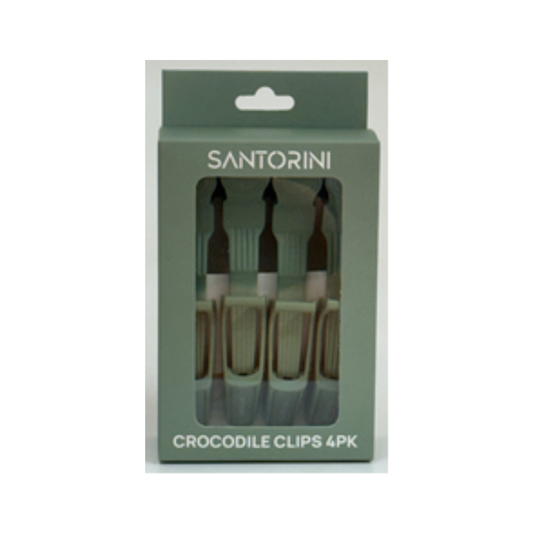 Santorini ProHold Crocodile Clips Sage Green 4pk
