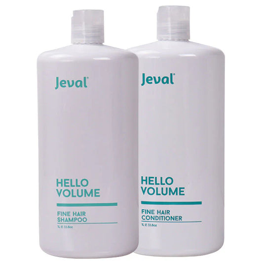 Jeval Hello Volume Fine Hair Shampoo & Conditioner Duo 1 Litre