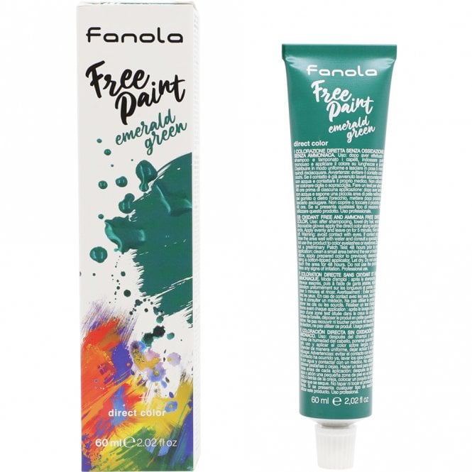 Load image into Gallery viewer, Fanola Free Paint Direct Colour Emerald Green 60ml

