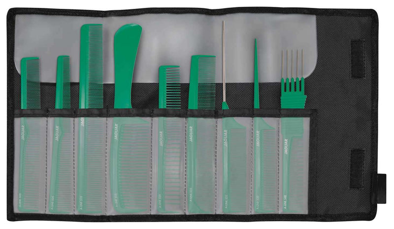 Load image into Gallery viewer, Jaguar Ionic 9 Piece Comb Set with Case Smaragd
