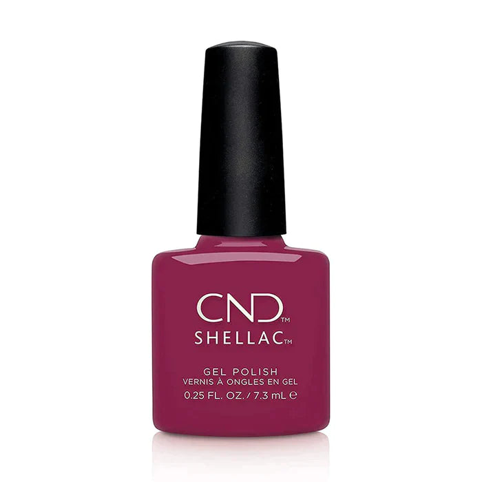 Load image into Gallery viewer, CND Shellac Gel Polish How Merlot 7.3ml - discontinued
