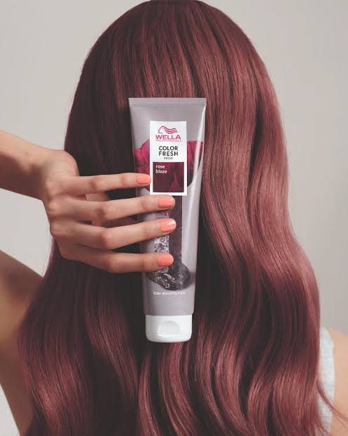 Load image into Gallery viewer, Wella Color Fresh Rose Blaze Mask 150ml
