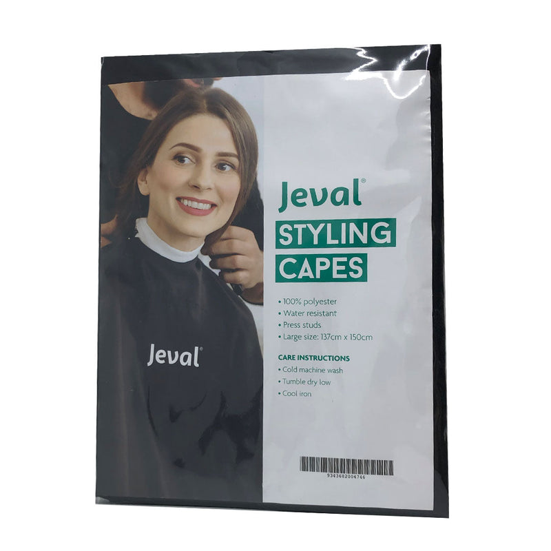 Load image into Gallery viewer, Jeval Styling Capes Black - Beautopia Hair &amp; Beauty
