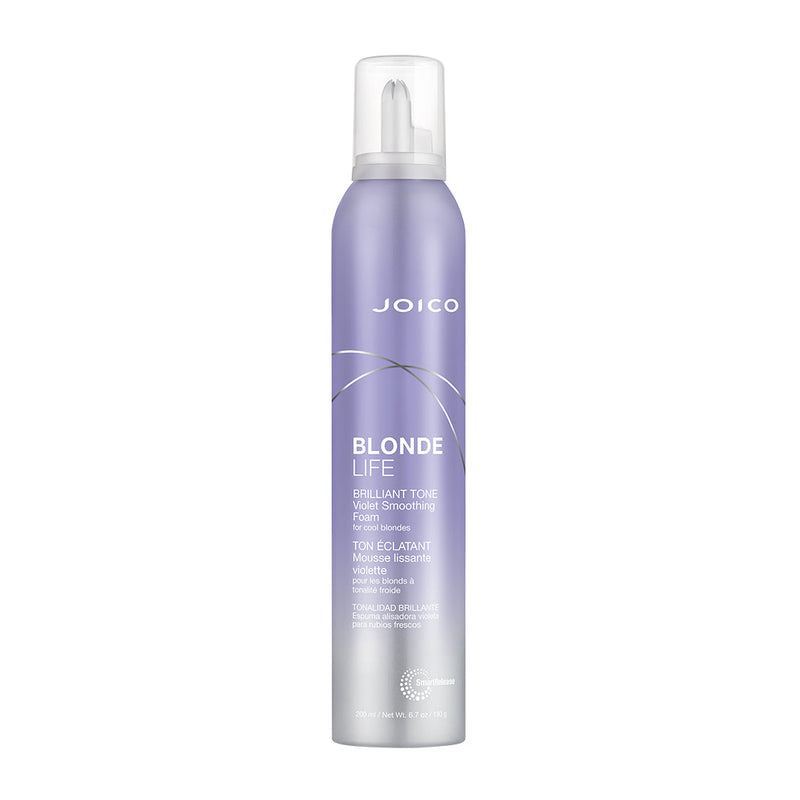 Load image into Gallery viewer, Joico Blonde Life Brilliant Tone Violet Smoothing Foam 190g - Beautopia Hair &amp; Beauty
