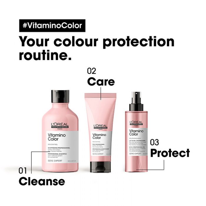 Load image into Gallery viewer, L&#39;oreal Professionnel Vitamino Colour Shampoo 1500ml &amp; Conditioner 750ml Duo
