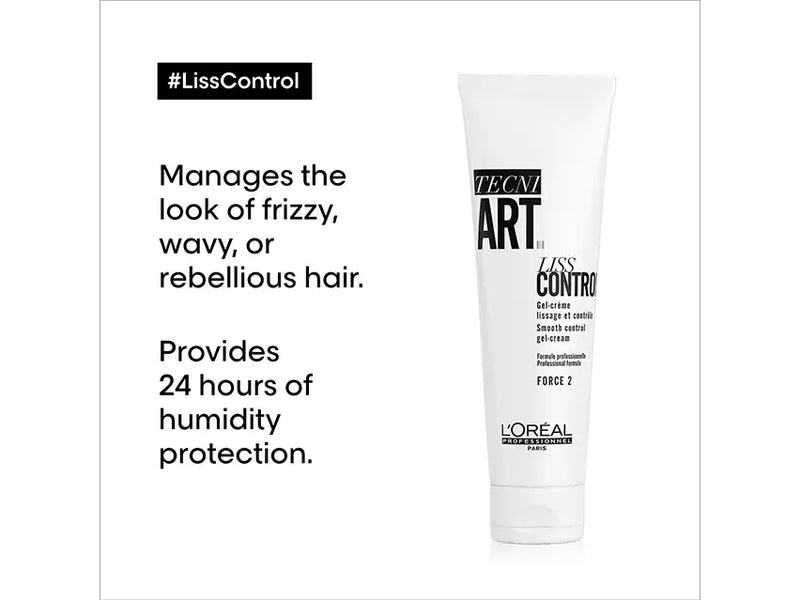 Load image into Gallery viewer, L&#39;oreal Professionnel Tecni.Art LISS Control Smooth Control Gel Cream 150ml
