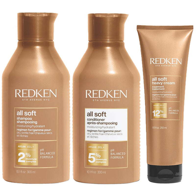 Load image into Gallery viewer, Redken All Soft Shampoo, Conditioner &amp; Mask Trio
