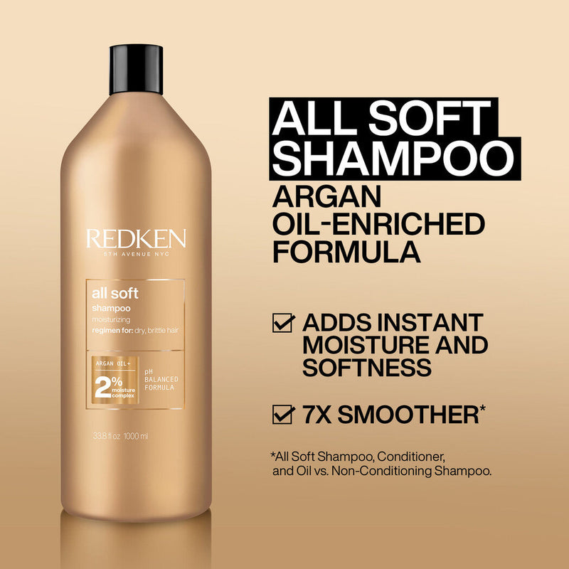 Load image into Gallery viewer, Redken All Soft Shampoo 1 Litre
