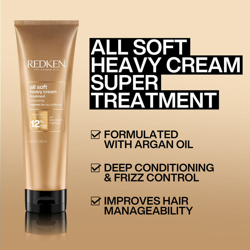 Load image into Gallery viewer, Redken All Soft Heavy Cream Super Treatment Mask 250ml
