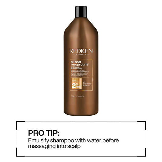 Redken All Soft Mega Curls Shampoo 1 Litre