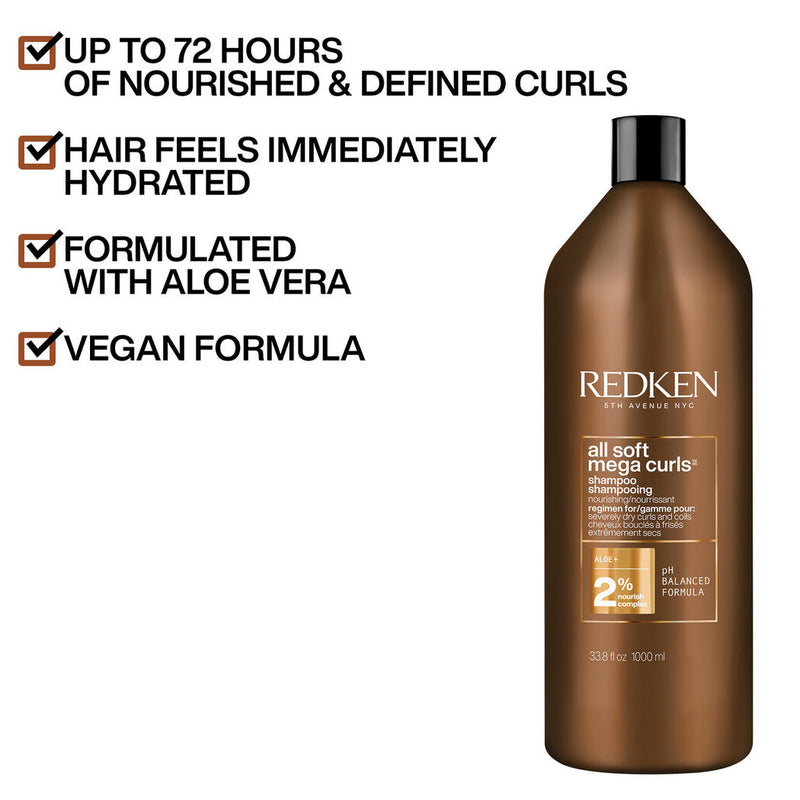 Load image into Gallery viewer, Redken All Soft Mega Curls Shampoo 1 Litre
