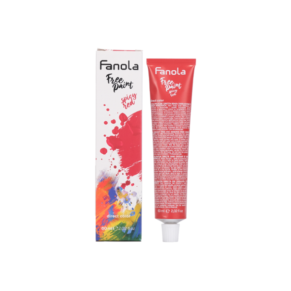 Load image into Gallery viewer, Fanola Free Paint Direct Colour Spicy Red 60ml
