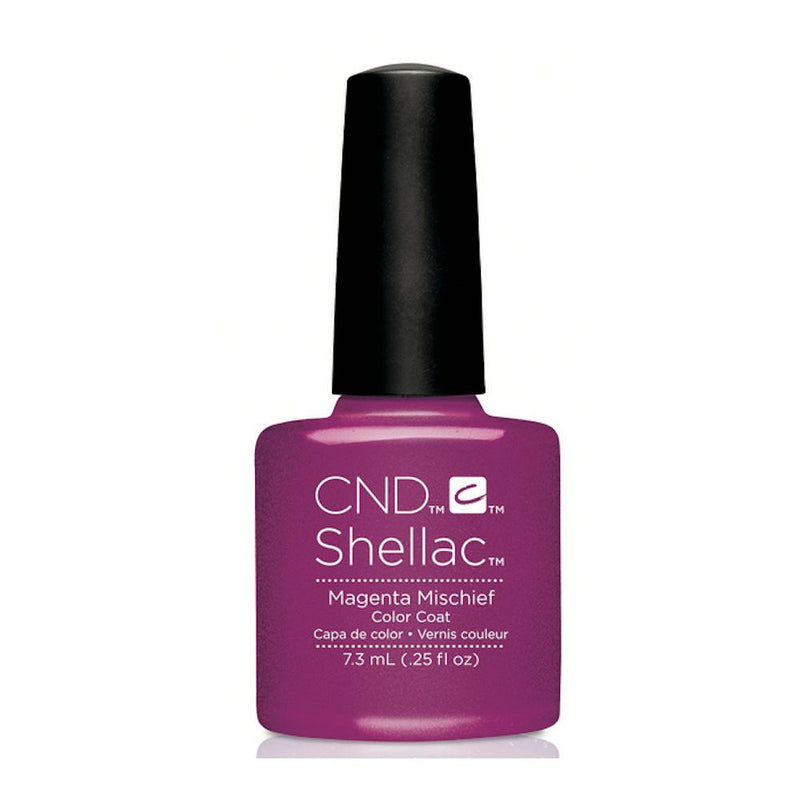 Load image into Gallery viewer, CND Shellac Gel Polish 7.3ml - Magenta Mischief - Beautopia Hair &amp; Beauty
