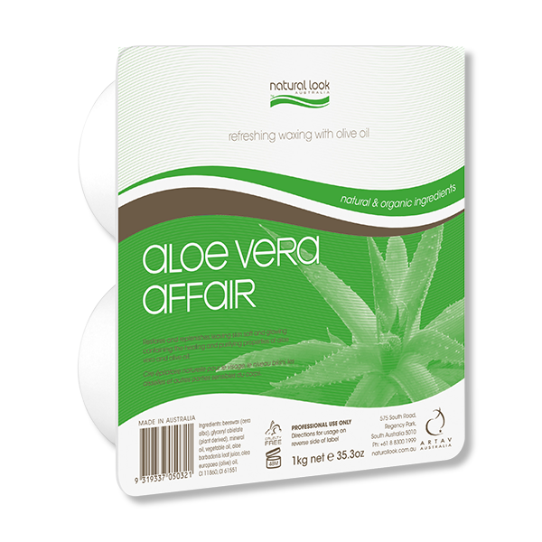 Natural Look Depilatory Wax SOLID Aloe Vera Affair - 1kg-Natural Look-Beautopia Hair & Beauty