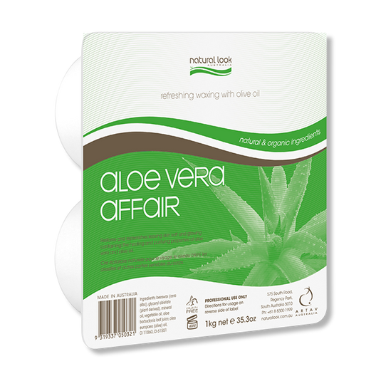 Natural Look Depilatory Wax SOLID Aloe Vera Affair - 1kg-Natural Look-Beautopia Hair & Beauty