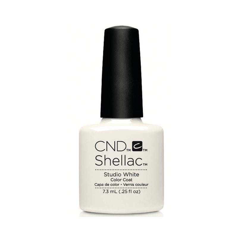 Load image into Gallery viewer, CND Shellac Gel Polish 7.3ml - Studio White - Beautopia Hair &amp; Beauty
