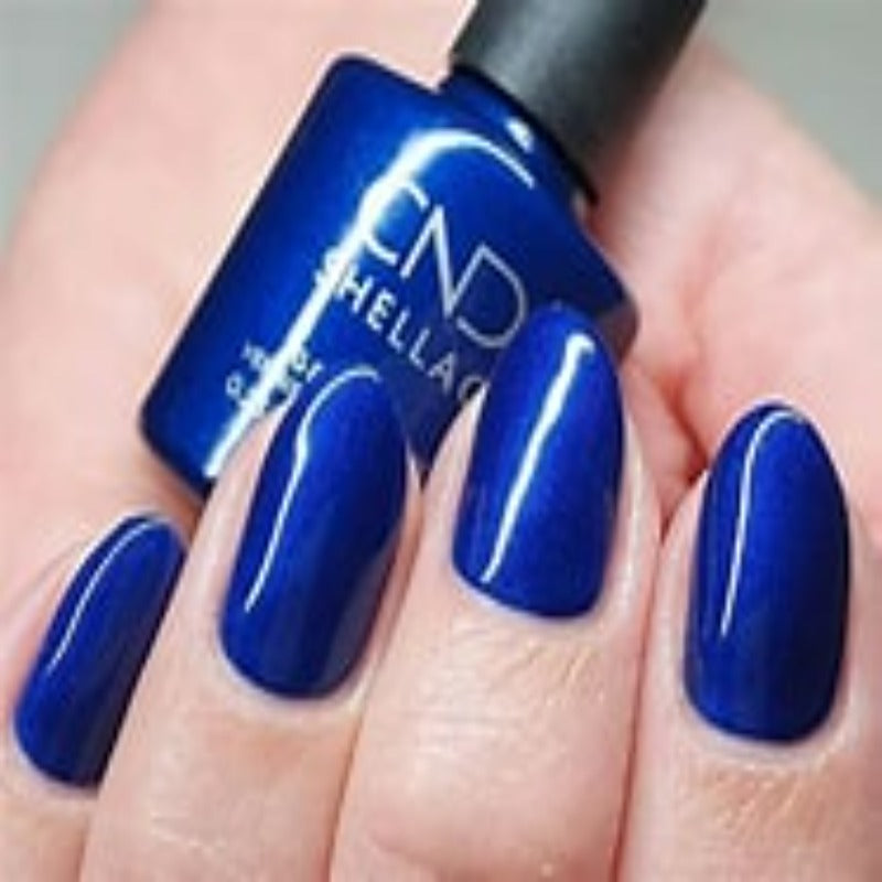 Load image into Gallery viewer, CND Shellac Gel Polish Sassy Sapphire 7.3ml
