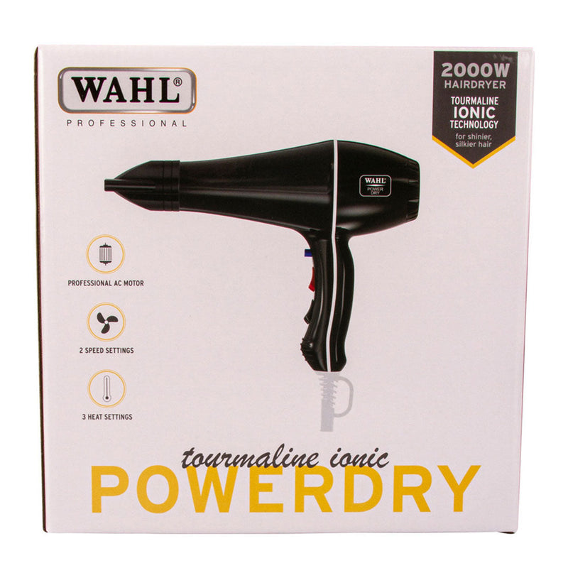 Load image into Gallery viewer, Wahl Professional Tourmaline Ionic Powerdry Black - Beautopia Hair &amp; Beauty
